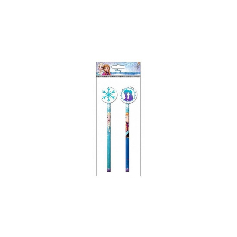 Matita con gomma Frozen 2pz