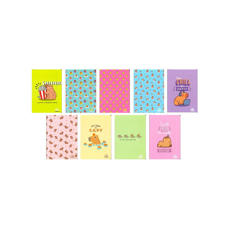Maxi quaderno Capibara 100gr 24+1 1rigo (medie e superiori)