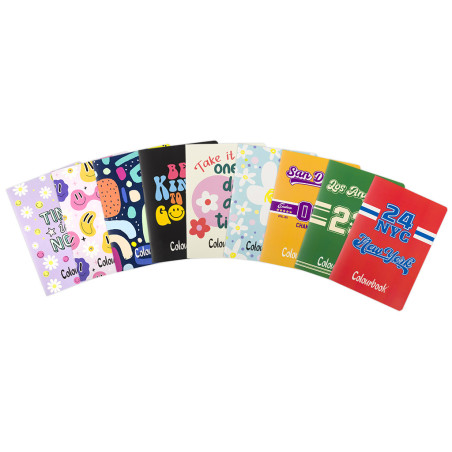 Maxi quaderno Colourbook acidaisy 100gr 36fg / 72pg - rigo Q