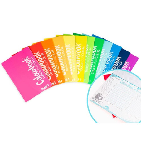 Maxi quaderno Colourbook Plus 100gr - 1 rigo  96ff