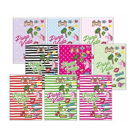 Maxi quaderno colourbook Pura vida 18 5mm