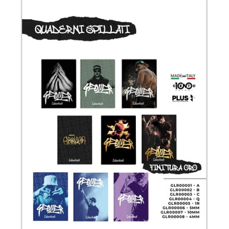 Maxi quaderno Geolier Colourbook plus 5mm