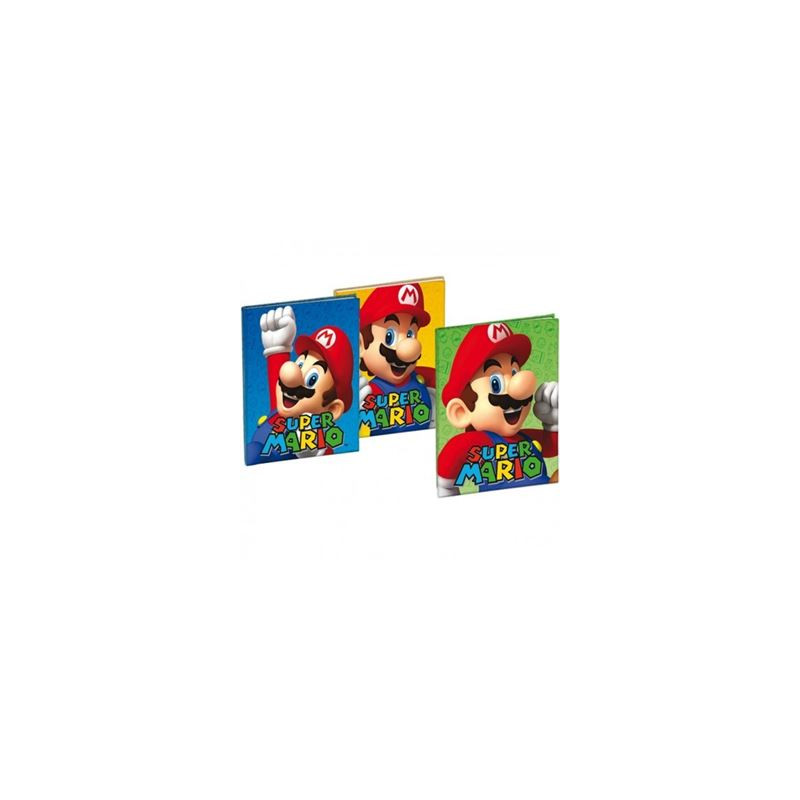 Maxi quaderno Mario Bros 40fg / 80pg - rigo B