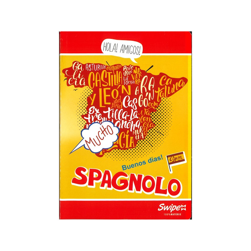 Maxi quaderno Materia spagnolo rig. 1R
