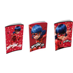 Maxi quaderno Miraculous LadyBug 40ff / 80pg - rigo 10mm