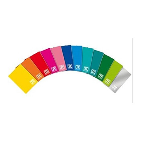 Maxi quaderno One Color 30ff / 60pg  80gr - rigo 1rigo