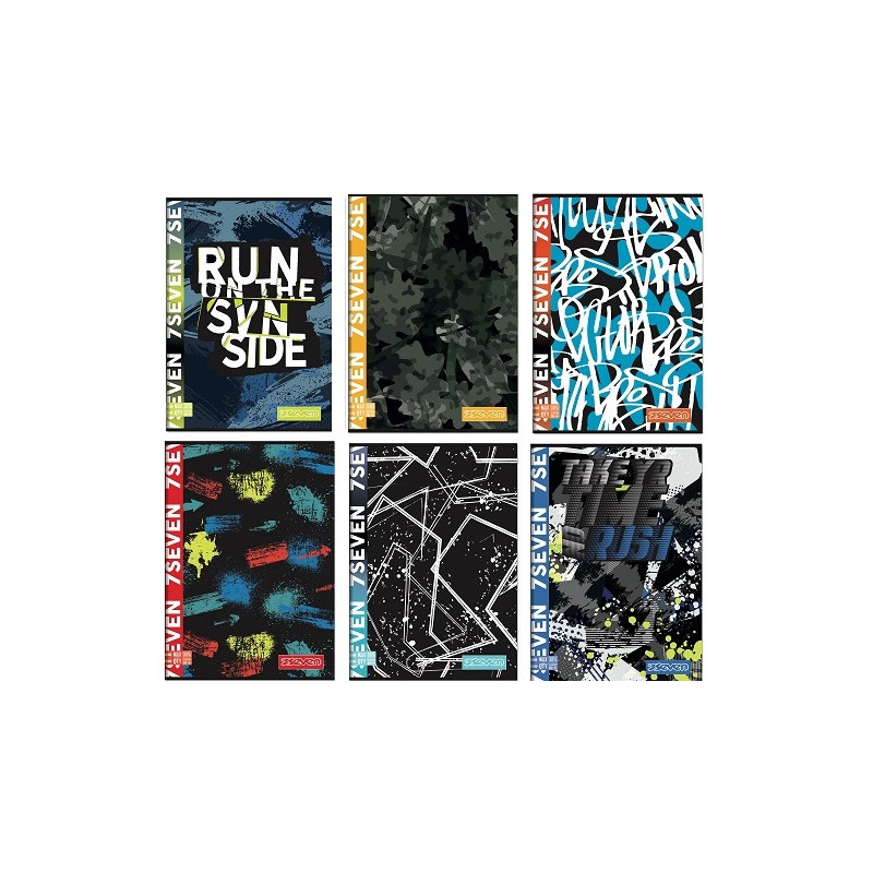Maxi quaderno Seven Boy- rigatura Quadretti 4 e 5 elementare (€2,50)