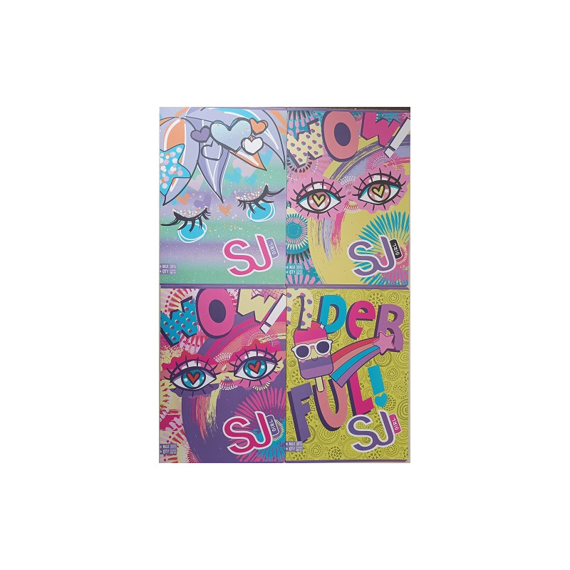 Maxi quaderno Seven sj gang FACCE girl rigatura C 4 e 5 elementare (€2,50)