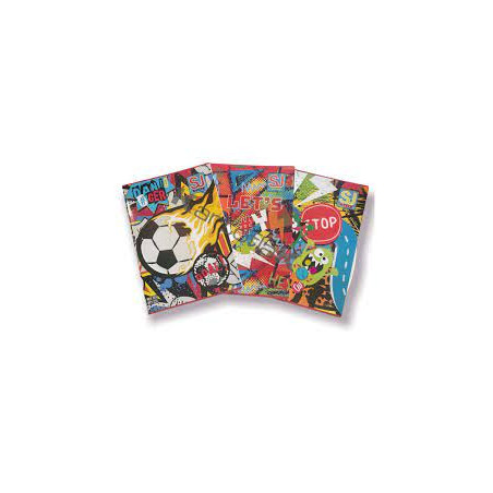 Maxi quaderno Seven SJ GANG WONDROUS boy rigatura B (€2,90)
