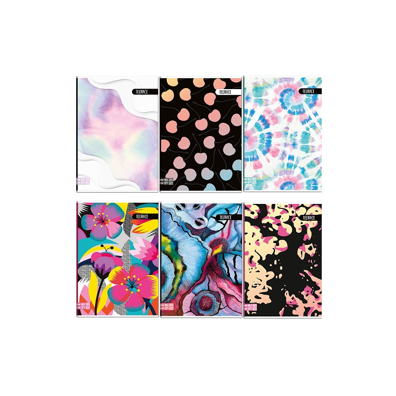 Maxi quaderno Seven Teenace girl mood rigatura 1 rigo medie e superiori (€2,50)