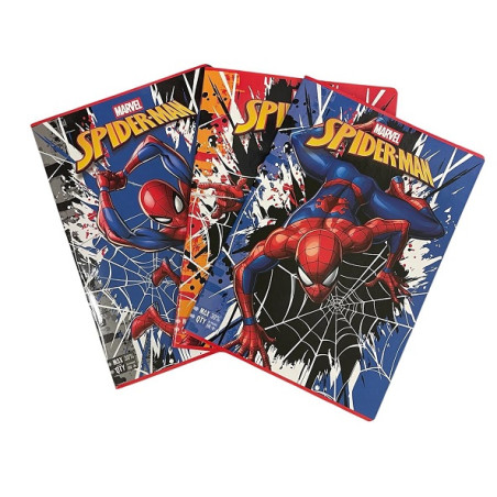 Maxi quaderno Spiderman rig. 10mm 1 e 2 elem. (list.€ 3)