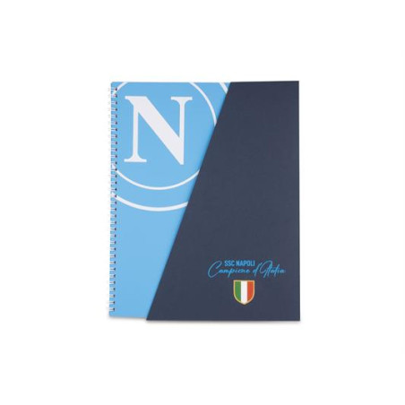 Maxi spiralato A4 celebrativo SSC Napoli Colourbook rig. 1 rigo