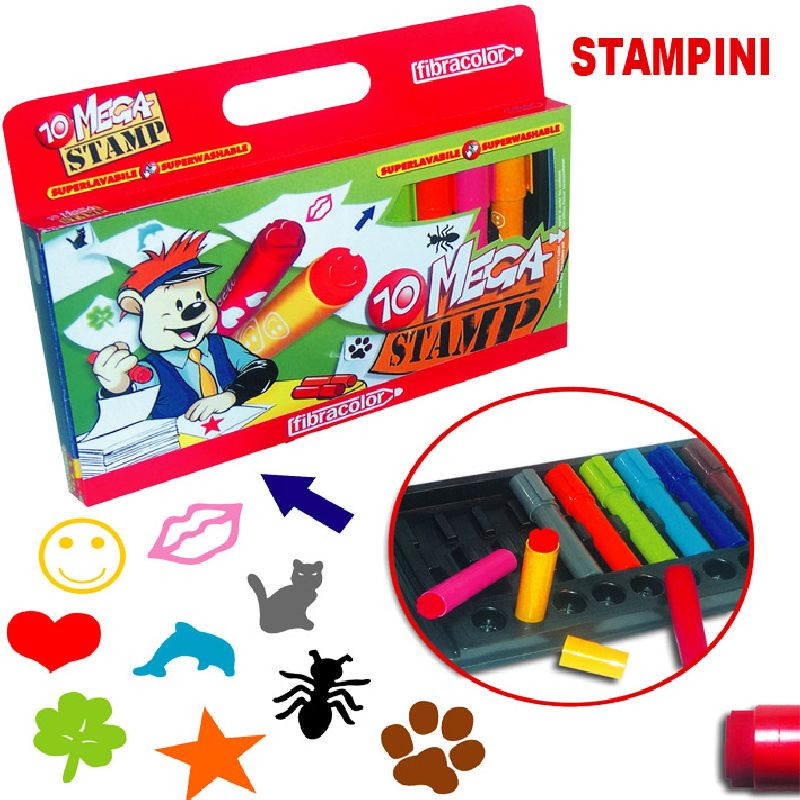 Mega stampini 10 disegni differenti