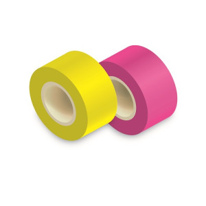 Memo roller neon giallo + fuxia 2pz