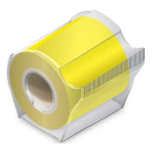 Memo roller neon giallo 50mmx10mt con dispenser