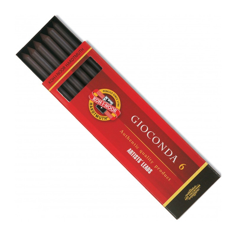 Mine per artisti Koh-i-noor maxi 5.6mm 6b grafite