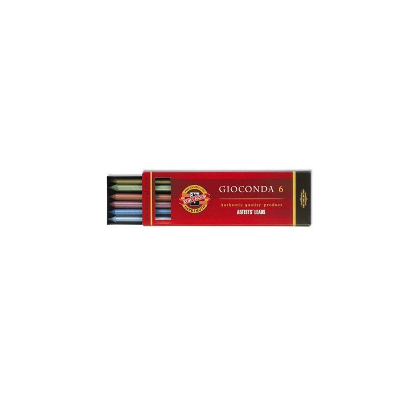 Mine per artisti Koh-i-noor maxi 5.6mm 6pz Metallizzati