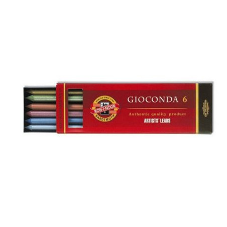 Mine per artisti Koh-i-noor maxi 5.6mm 6pz Metallizzati