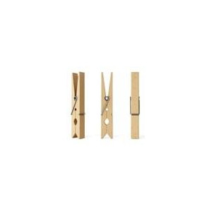 Mollette in legno 45mm 50pz