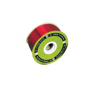 Nastrino 30x100mt rosso metallizzato