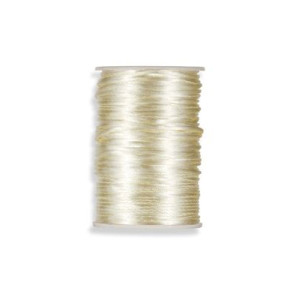 Nastrino cordoncino di raso satin crema