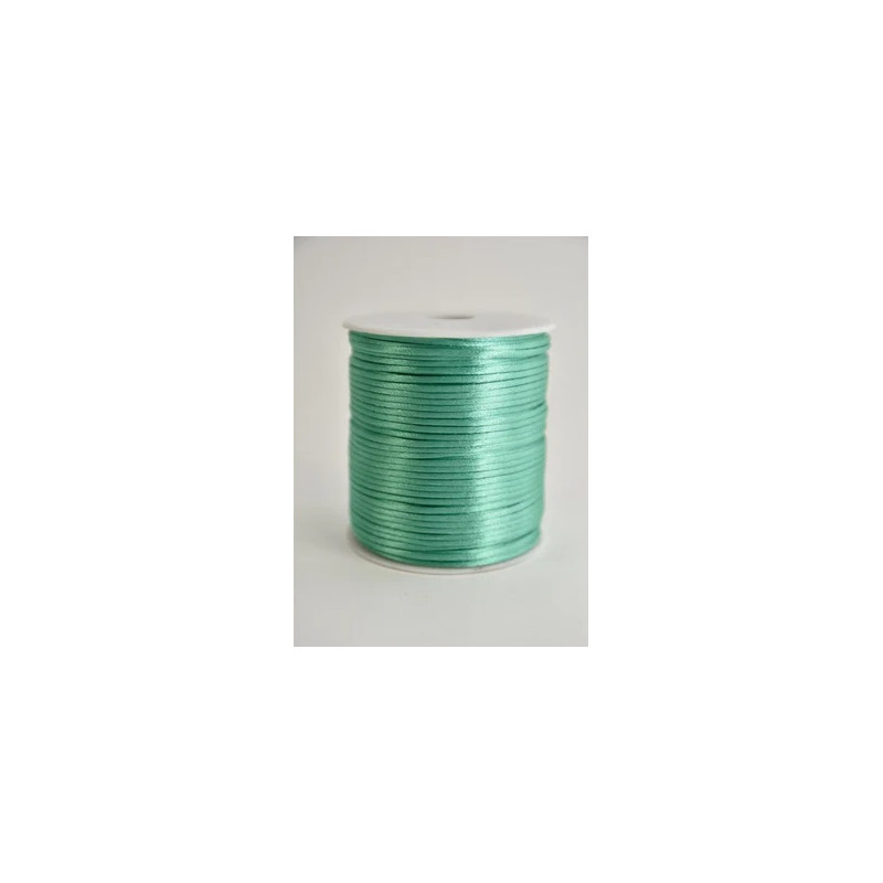Nastrino cordoncino di raso satin verde