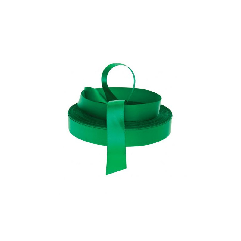 Nastrino in raso 40mmx50mt green