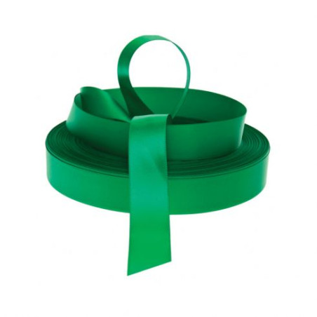 Nastrino in raso 40mmx50mt green