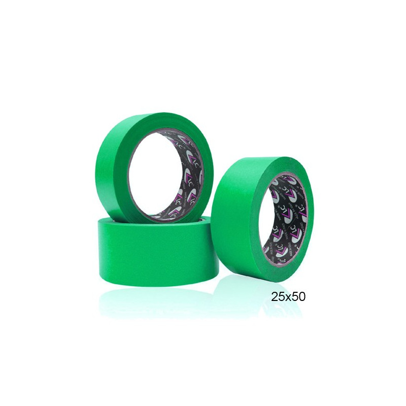 Nastro adesivo crespato 25x50mt verde
