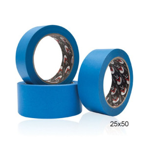 Nastro adesivo crespato 50x50mt blu