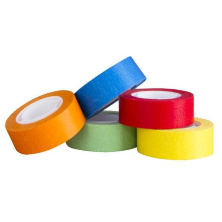 Nastro adesivo crespato colorato 19x10mt