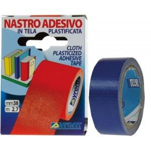 Nastro adesivo telato 19x2,7mt Blu