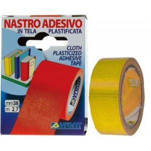 Nastro adesivo telato 19x2,7mt Giallo