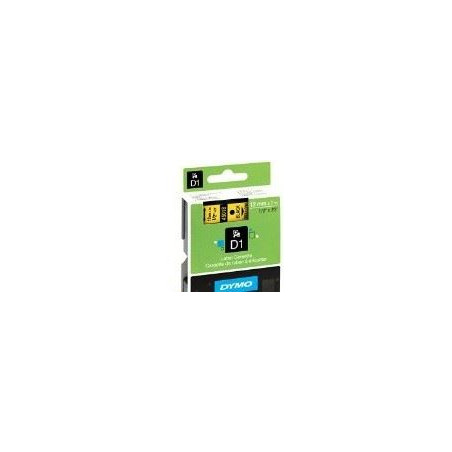 Nastro Dymo D1 24x7 nero su trasparente