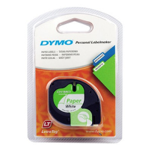 Nastro Dymo letratag carta bianco
