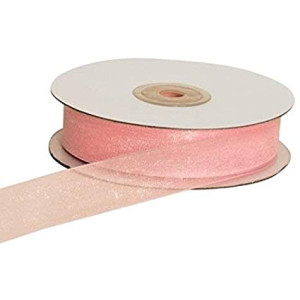 Nastro shining organza 40mmx50mt old pink