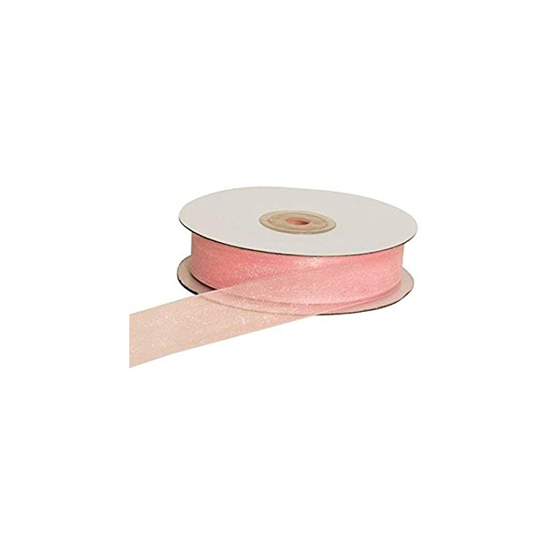 Nastro shining organza 40mmx50mt old pink