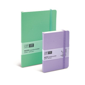 Notes taccuino con elastico 9x14 80fg colori pastello