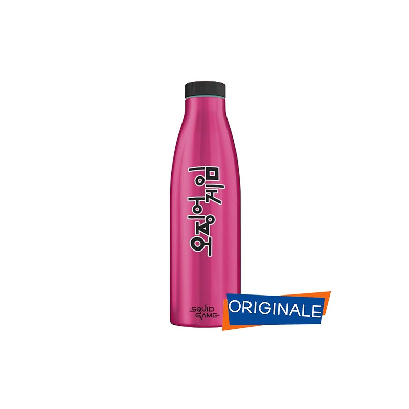 OFFERTA  Borraccia termica Acciaio INOX doppia parete 500ml COMIX Squid Game  Red