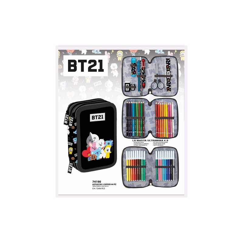 OFFERTA Astuccio 3 zip BT21 (32,90)