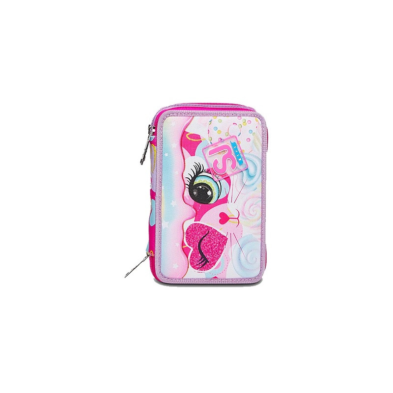 OFFERTA Astuccio 3 zip Seven SJ GANG GIRL heart lolly(32,90)