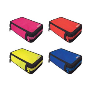 OFFERTA Astuccio 3 zip Urban glam fluo