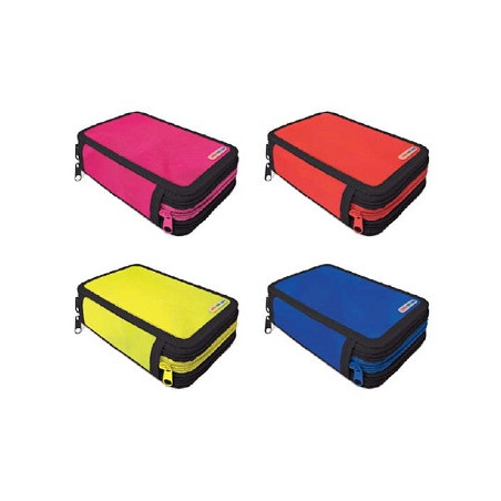 OFFERTA Astuccio 3 zip Urban glam fluo