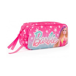 OFFERTA Astuccio bustina 2 zip Barbie