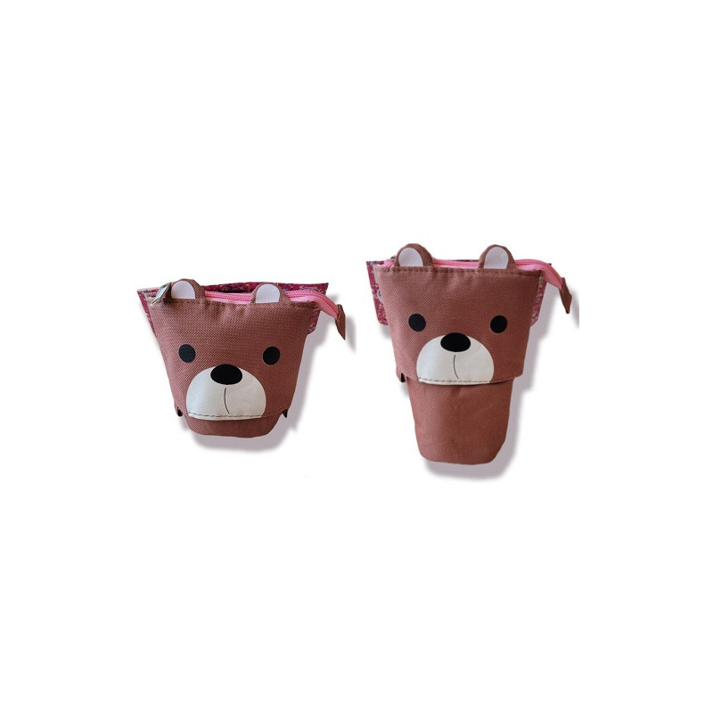 OFFERTA Astuccio bustina orsetto pop up 2 in 1 espandibile e pieghevole Seven