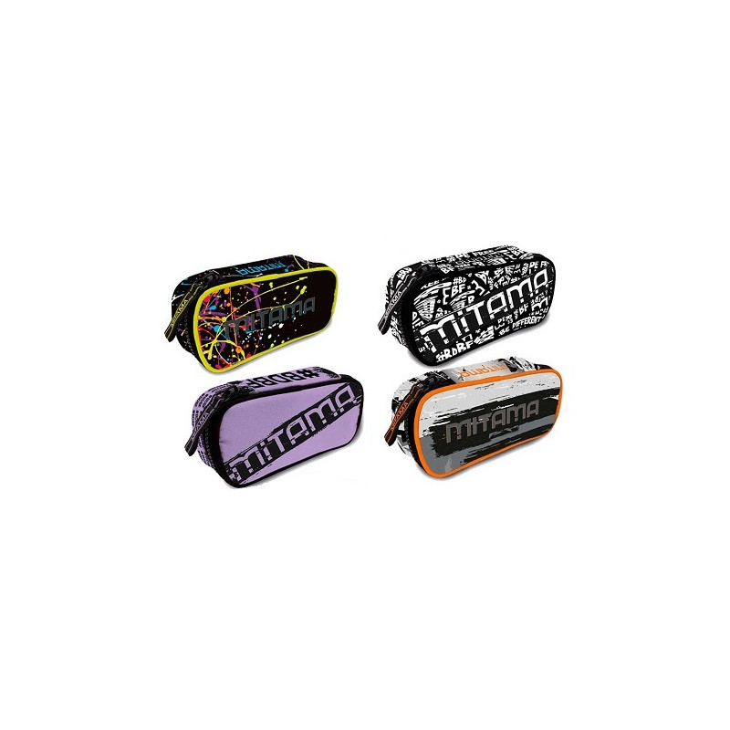 OFFERTA Astuccio tombolino organizzato accessoriato con all’interno penne e matite fluo 5pz Mitama seven