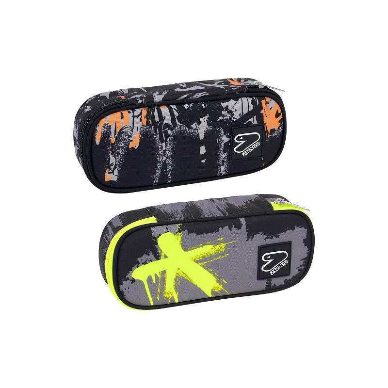OFFERTA Astuccio tombolino organizzato tipo bustina Seven pencil bag round plus grs spray drip (LIST.€20,90)