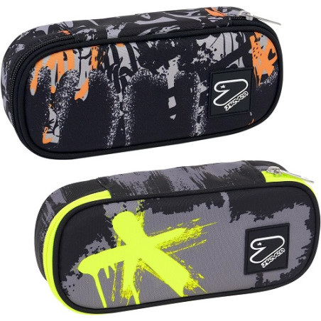 OFFERTA Astuccio tombolino organizzato tipo bustina Seven pencil bag round plus grs spray drip (LIST.€20,90)