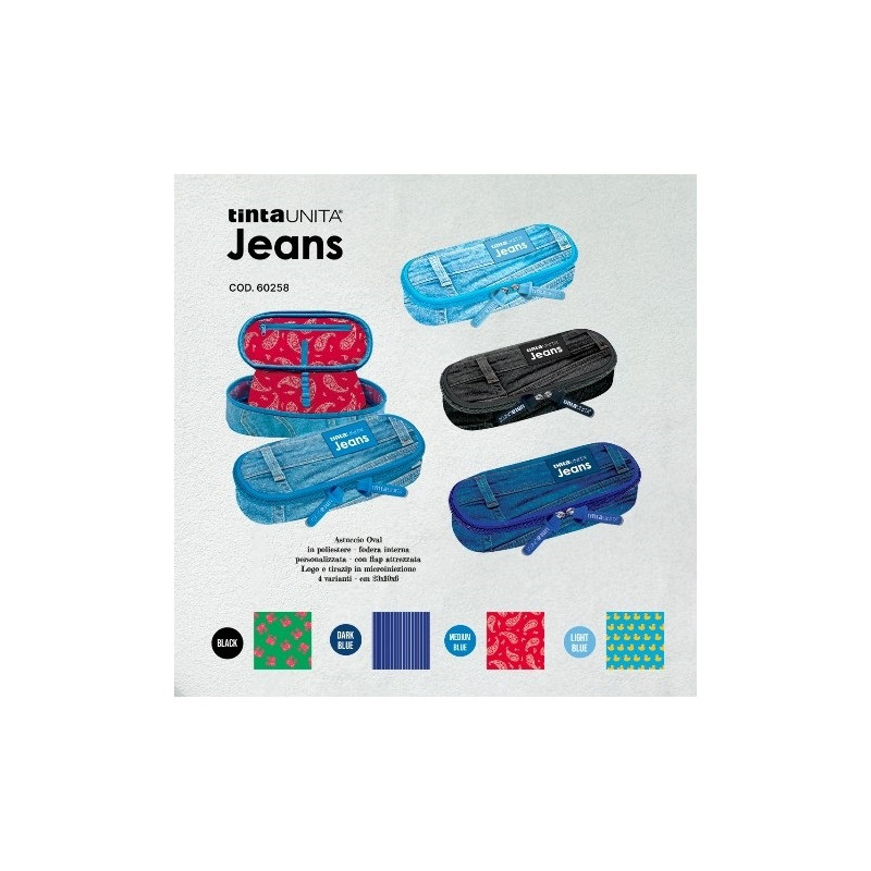 OFFERTA Astuccio tombolino organizzato TU JEANS TINTAUNITA