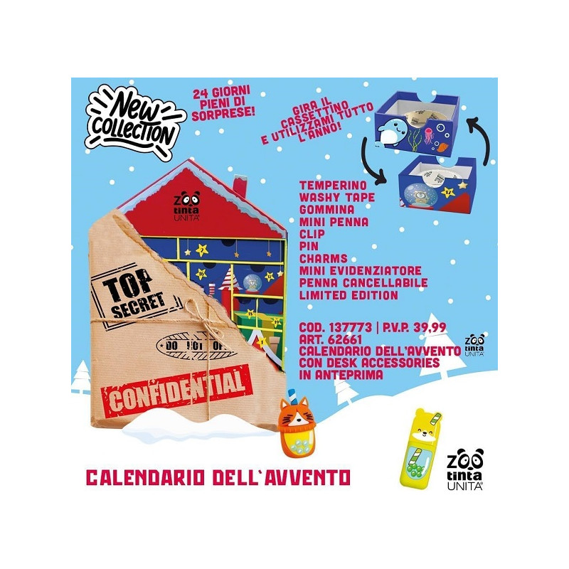 OFFERTA Calendario dell'avvento Tintaunita zoo